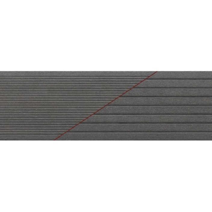 Декинг плочи WPC Bergdeck Brushed DD 25х150мм черен 2.4м