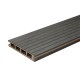 Декинг плочи WPC Bergdeck Brushed DD 25х150мм черен 2.4м