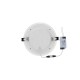 LED кръгъл стъклен панел за вграждане LENA-RG, ∅100x40mm, 6W, 564lm, 3000K (топла светлина), монтажен отвор ∅75mm от строителна борса за Осветление