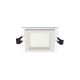 LED квадратен стъклен панел за вграждане LENA-SG, 100x100x40mm, 6W, 570Lm, 4000K (неутрална светлина) монтажен отвор 75x75mm от строителна борса за Осветление