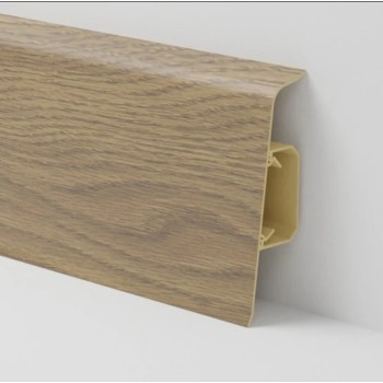 PVC Перваз с кабелен канал Vyas Macadamia SG75 - J9 2.2м.