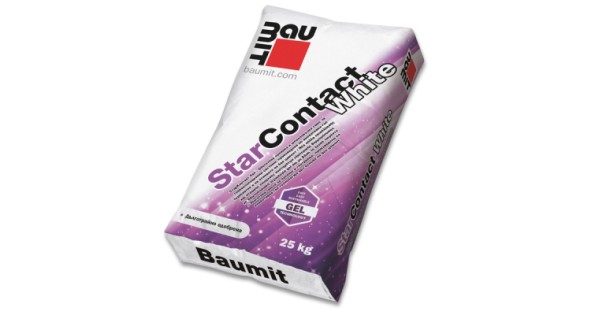 Baumit StarContact white adhesive and base coat, 25 kg