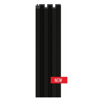Стенен Панел LINERIO M Plus - Line Панел Black - 2.65м./12.2см./21мм. - 6065814