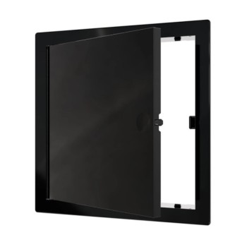 Ревизионна вратичка VENTEUROPE, черна,  L1515N,  150x150 mm