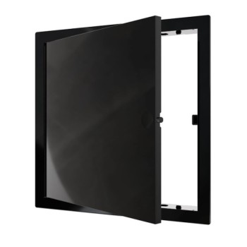 Ревизионна вратичка VENTEUROPE, черна,  L2020N,  200x200 mm