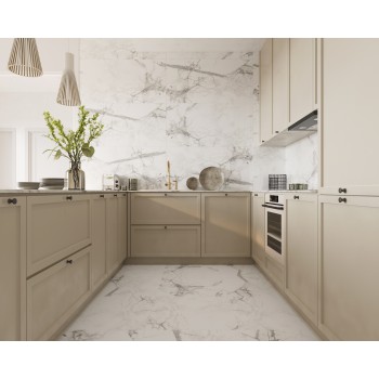 Виниловa настилка SPC Stone Calacatta Snow 60/60cm.