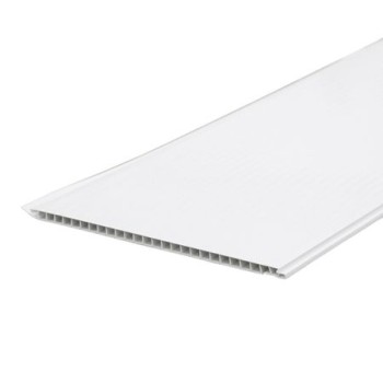 PVC Ламперия DumaPan - Бял мат V-фуга 0.25m/2.60m