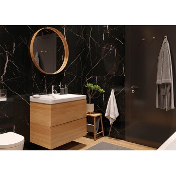Стенен SPC панел VILO Calacatta Black – 60/120cm гланц /glossy/ – 6053395