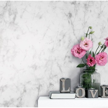 PVC Ламперия White Marble - 0.25m/2.65m - 3028153