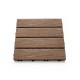 WPC декинг плочи JE-D1 A1, Тиково дърво, 30 x 30 x 2 см