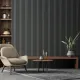 Slat Wall стенен панел - Graphite 12,1х260см  от строителна борса за PVC облицовки