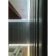 Slat Wall стенен панел - Graphite 12,1х260см  от строителна борса за PVC облицовки