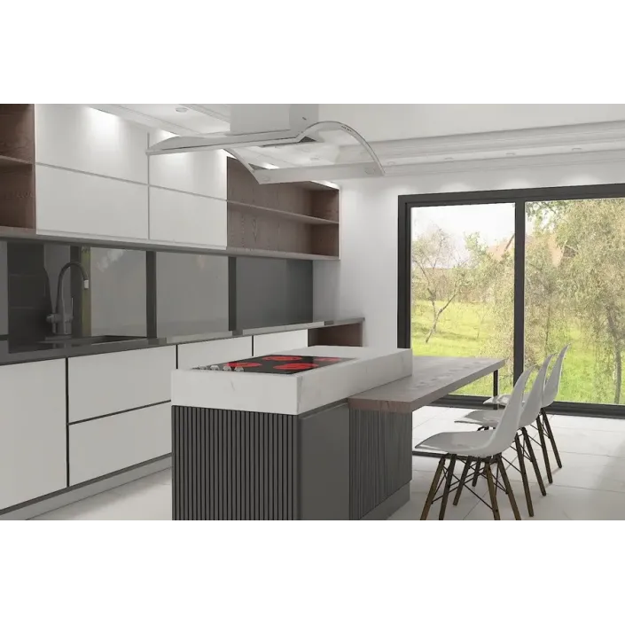 Slat Wall стенен панел - Graphite 12,1х260см  от строителна борса за PVC облицовки