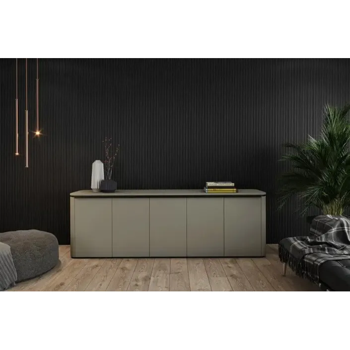 Slat Wall стенен панел - Graphite 12,1х260см  от строителна борса за PVC облицовки