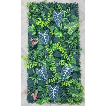 Зелена стенна декорация, Изкуствена трева 02, 50x100 см.