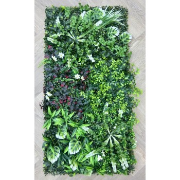 Зелена стенна декорация, Изкуствена трева К2, 50x100 см.