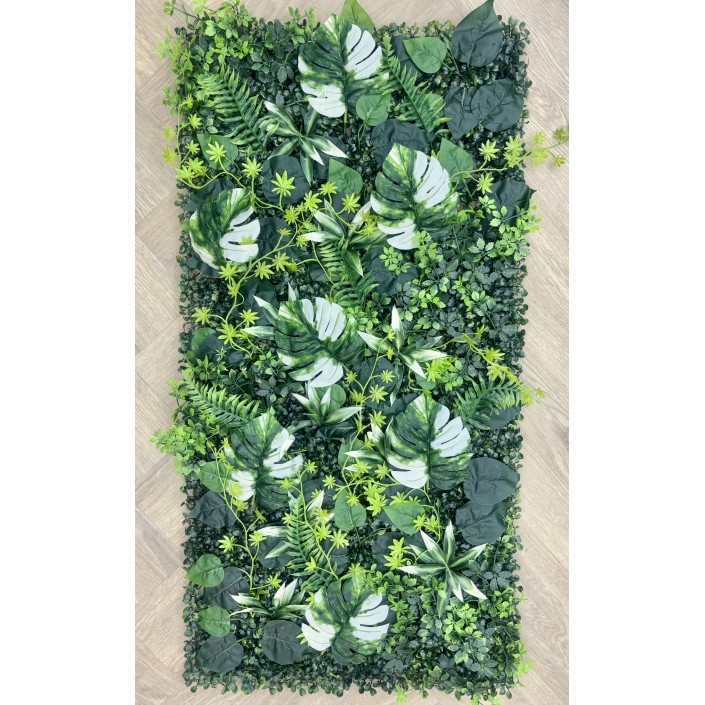 Зелена стенна декорация, Изкуствена трева L1, 50x100 см.