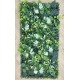 Зелена стенна декорация, Изкуствена трева L1, 50x100 см.
