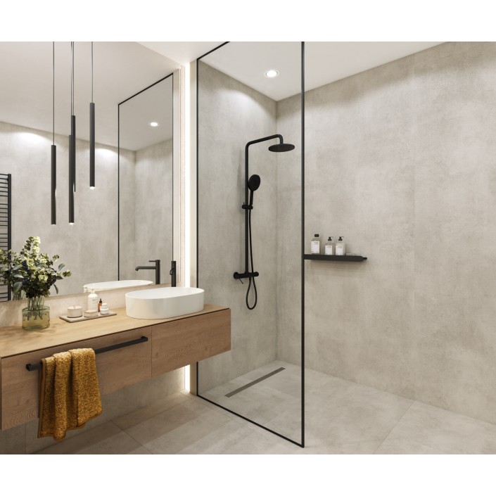 Стенен SPC панел VILO CONCRETE MOTE MAT РЕЛЕФ – 120/265cm – 6071597