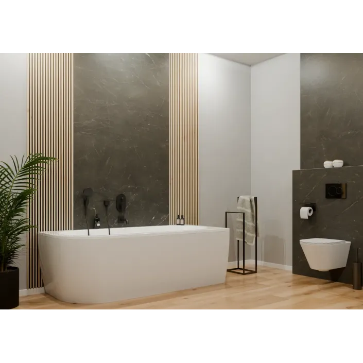 SPC Стенни плочки Modee - MONREALE BLACK concrete 1200x600 mm