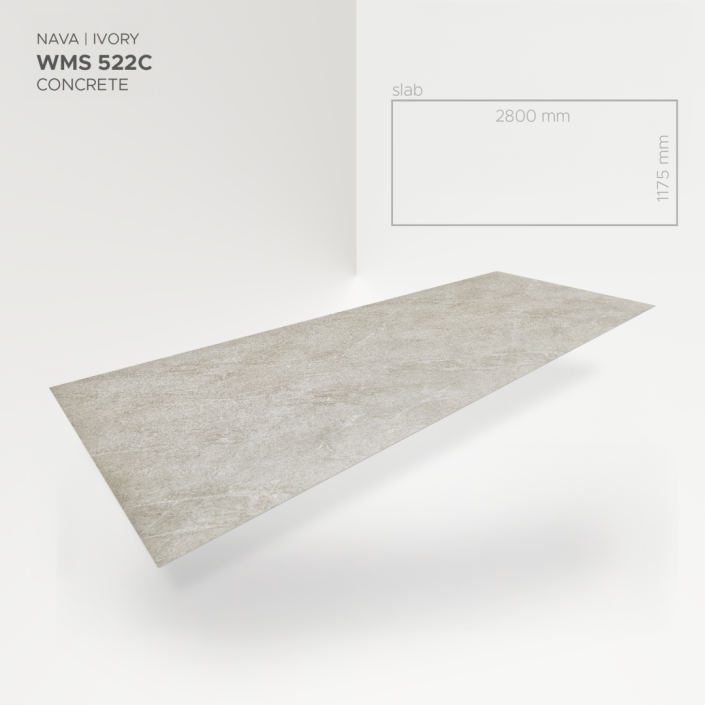 SPC Стенен панел Modee - NAVA IVORY concrete 2800x1175 mm
