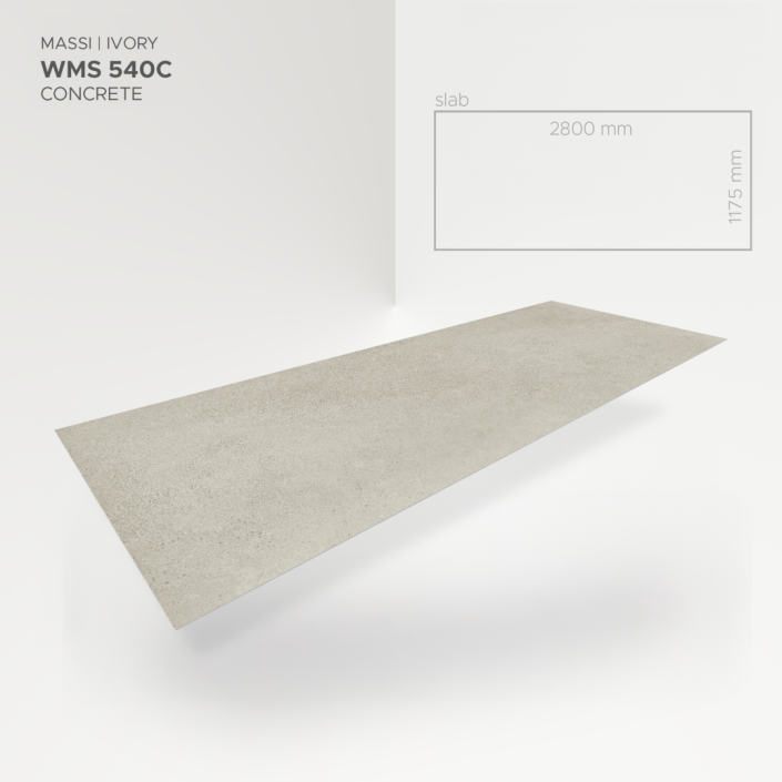 SPC Стенен панел Modee - MASSI IVORY concrete 2800x1175 mm