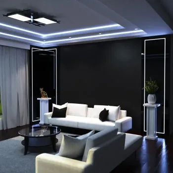 LED лента, Vito COB - бягаща - 6500К, 12W, 24V, IP20 + контролер и дистанционно