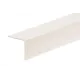 Декоративна ъглова лайсна, Слонова кост, PVC, Г- образна, различни размери