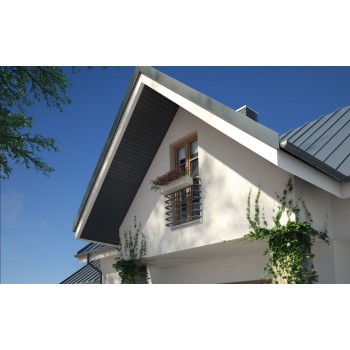 Неперфориран софит VILO S-08, Графит, 2.70/0.30m.