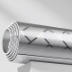 Самозалепващ декоративен  тапет  №5  CST-MM09 Сребро 120x280 см x 2-2.3 мм от строителна борса за PVC облицовки