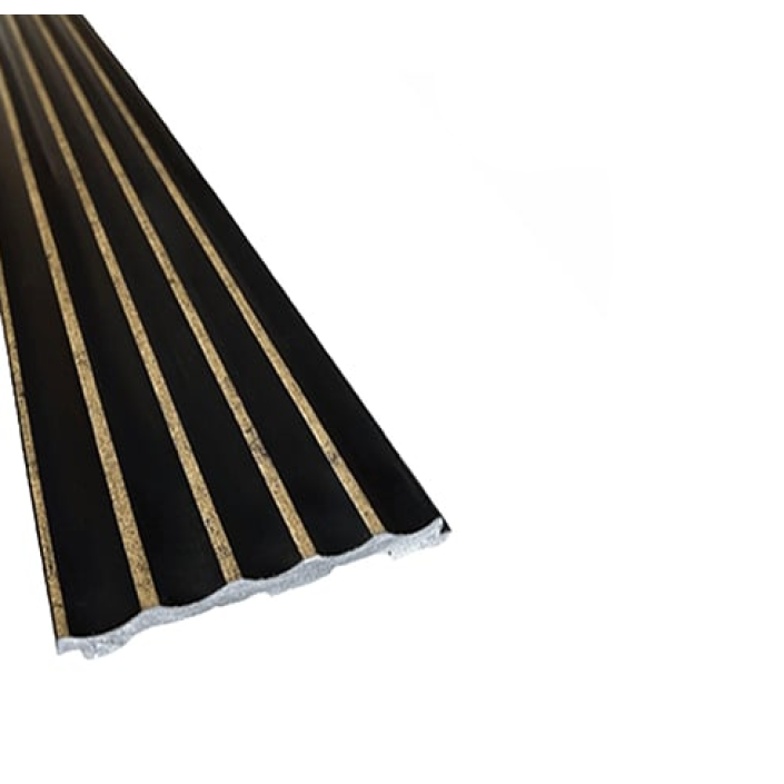 Декоративен стенен линеен панел BLACK GOLD 2800x150x12 mm