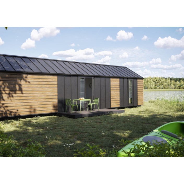 Сайдинг SOLVO -  SO-01 V-B, ДЪБ НАТУРАЛ  с тъмна фуга -  1.92 m²/пак