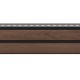 Сайдинг SOLVO -  SO-02 V-B, ШОКОЛАДОВ ДЪБ  с тъмна фуга -  1.92 m²/пак