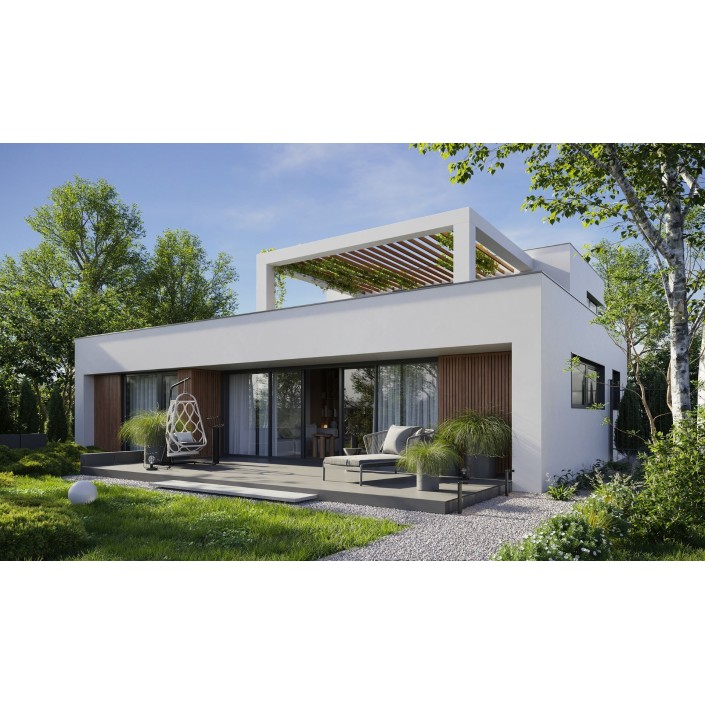 Сайдинг SOLVO -  SO-03 V-B, ШОКОЛАДОВ ДЪБ  с тъмна фуга -  1.92 m²/пак