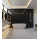 SPC стенен и подов панел SPC-203 Nero Marquina мат 120x300 см – черен мрамор с бели жилки