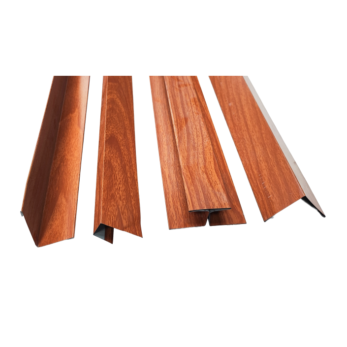 Свързващ профил за метален сайдинг  Sandal Wood - 3м. от строителна борса за Декоративни термо панели (фасадни панели)