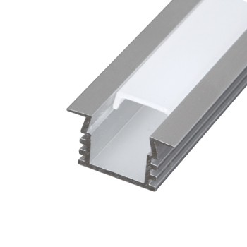 Алуминиев профил за LED лента, за вграждане – дълбок, 2m. - APK 206