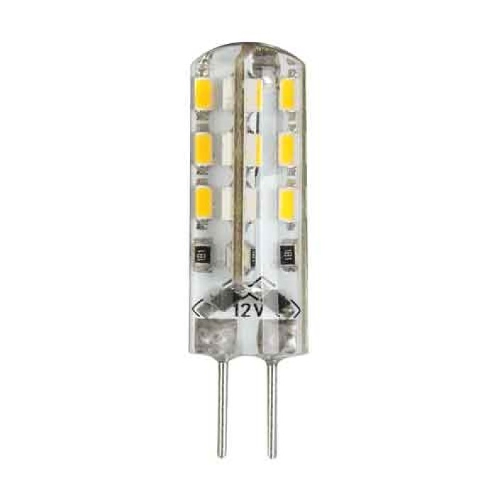 LED лампа 2W, G4, 2700K, 12V DC, топла светлина, SMD 3014  от строителна борса за Осветление