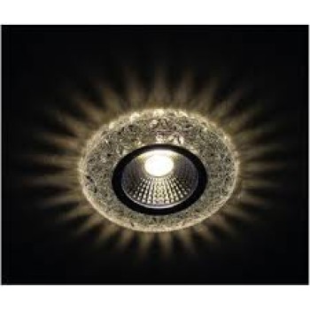 Луна за вграждане VITO PALACE-11, стъкло, GU5,3, LED ринг, IP20, кръг