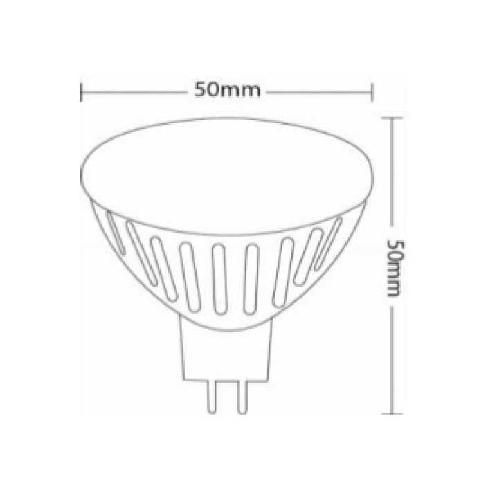 LED лампа 220V 6W G5.3 4000K от строителна борса за Осветление