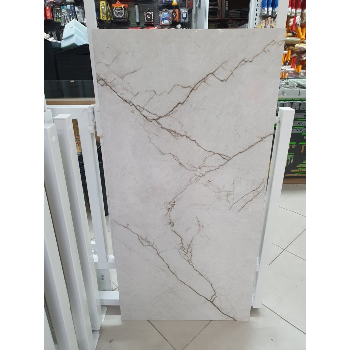 Полиран гранитогрес  58x118cm - INDIANA GREY - 880002 от строителна борса за Обзавеждане за баня