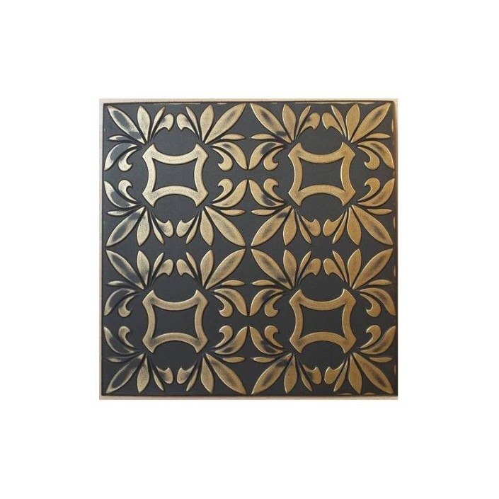 Пано 112 BLACK GOLD  - 50*50 cm - XPS - 2 кв.м. в пакет от строителна борса за Стиропорени корнизи, пана и розетки