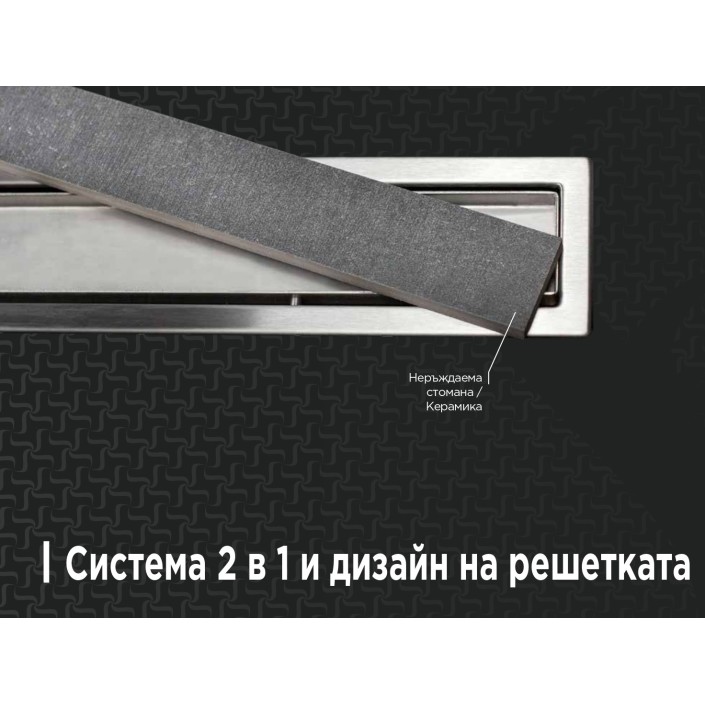 Линеен сифон CONFLUO Premium Line 550mm