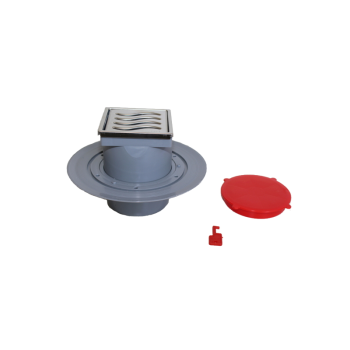Сифон за вграждане CONFLUO Standart Vertical Dry - Tide - 100x100mm