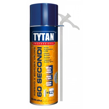ТИТАН - Ръчна пяна 60 секунди бързо универсално ПУ лепило - TYTAN - 300 ml
